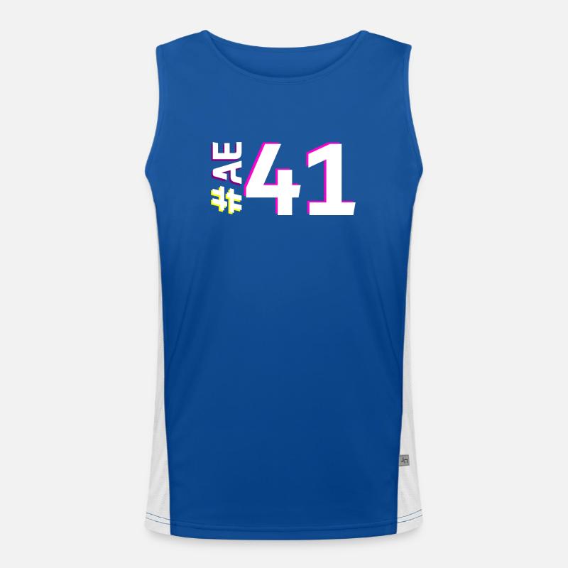 AE41-KARTON Funktionelles Kontrast-Tank Top für Männer 