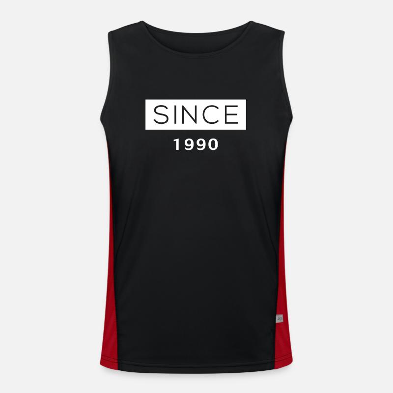 Since - 1990 Funktionelles Kontrast-Tank Top für Männer 