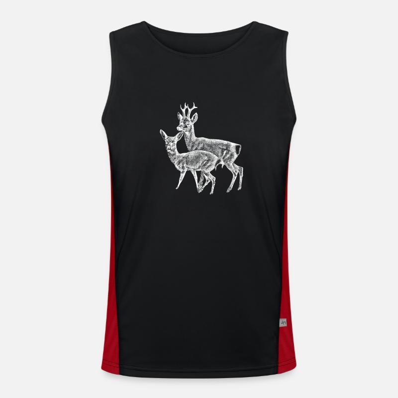 Roe deer Men's Functional Contrast Tank Top 