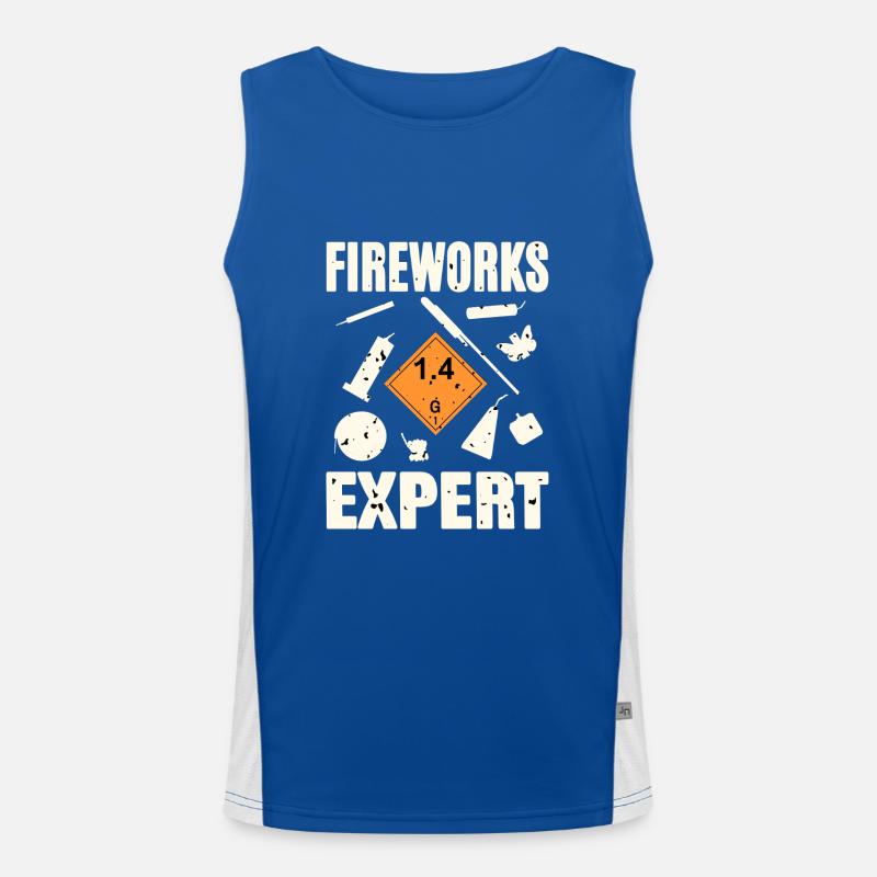 Fireworks Expert Men's Functional Contrast Tank Top 