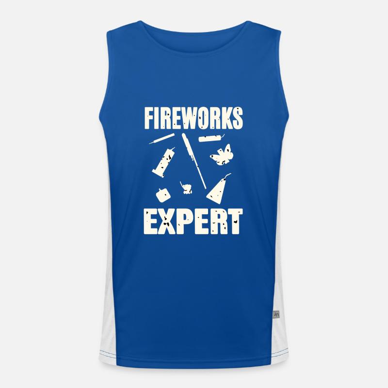 Fireworks Men's Functional Contrast Tank Top 