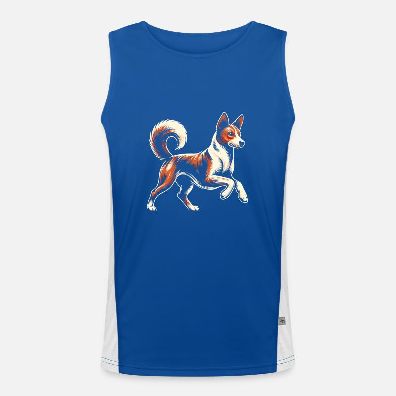 Basenji Débardeur respirant contrasté Homme 