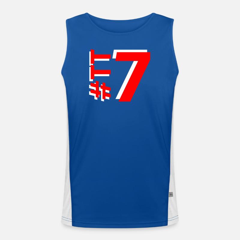 TT7-KARTON Funktionelles Kontrast-Tank Top für Männer 