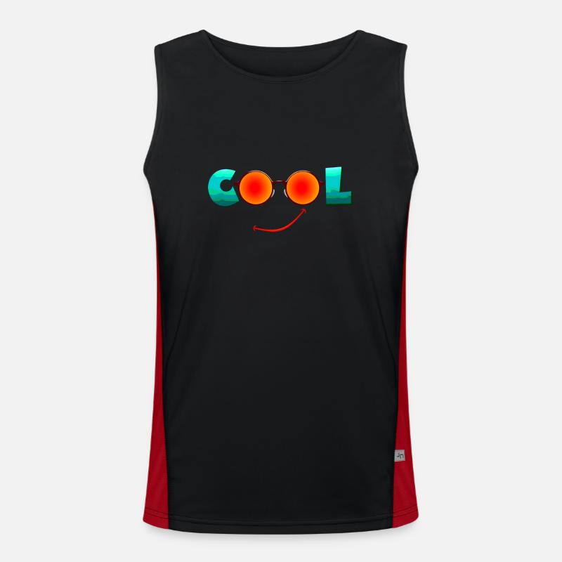 Cool Men's Functional Contrast Tank Top 