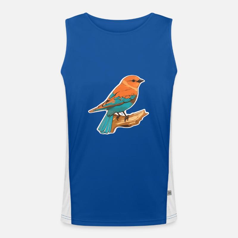 Fantasy bird Men's Functional Contrast Tank Top 