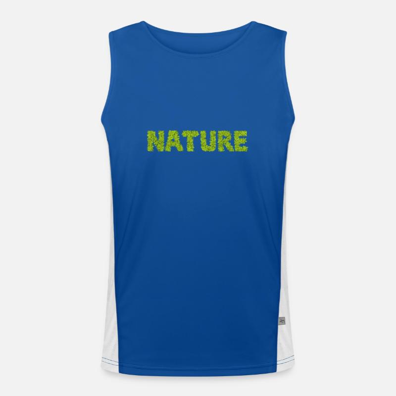 Natur Funktionelles Kontrast-Tank Top für Männer 