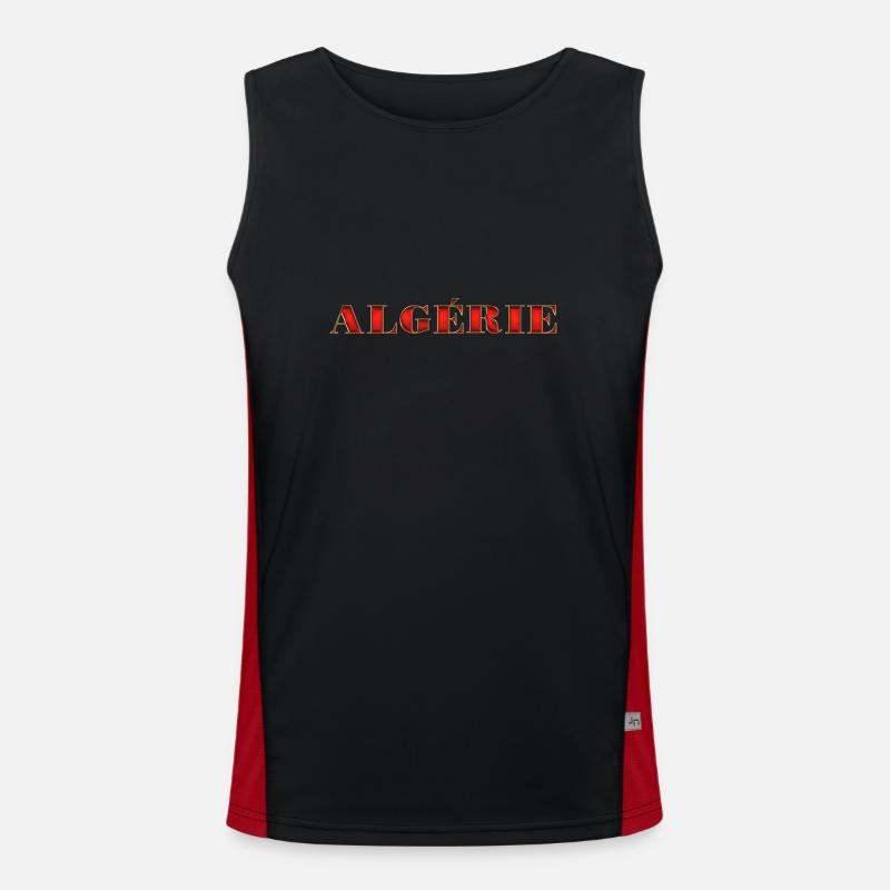 Algeria Men's Functional Contrast Tank Top 