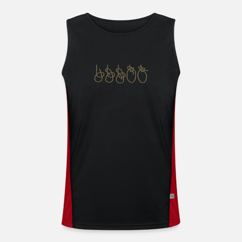 Sailing Knot Palstek Men's Functional Contrast Tank Top 