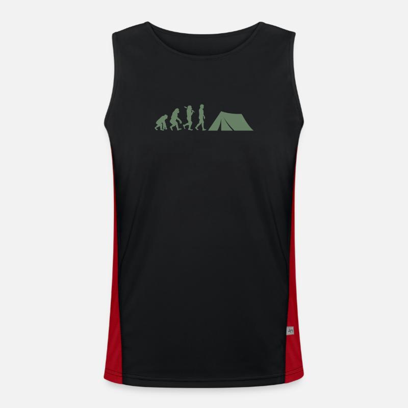Zelten Evolution Camping Funktionelles Kontrast-Tank Top für Männer 