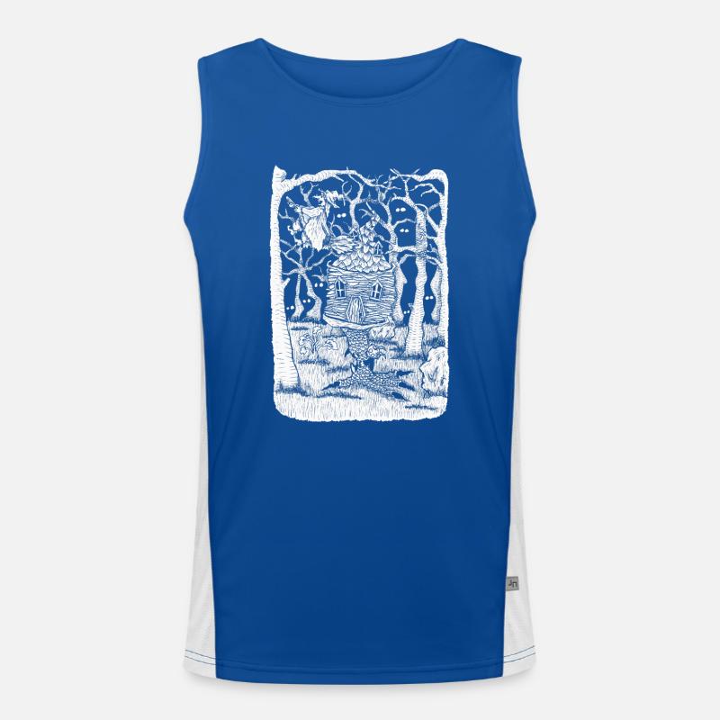 Witch Men's Functional Contrast Tank Top 