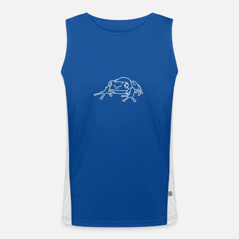 tree frog Men's Functional Contrast Tank Top 