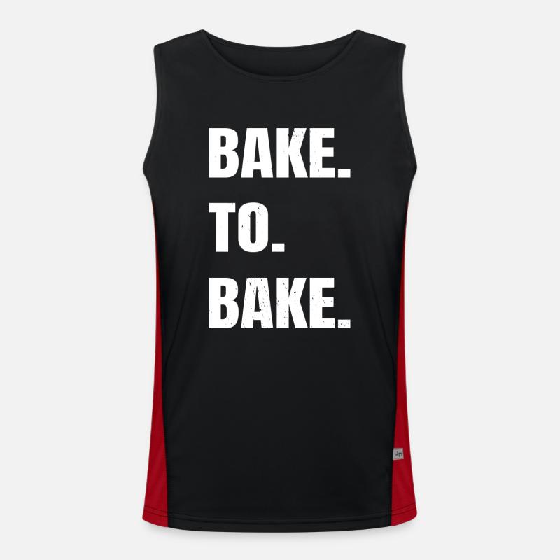 pastry chef present gift idea pastry chef design Funktionelles Kontrast-Tank Top für Männer 
