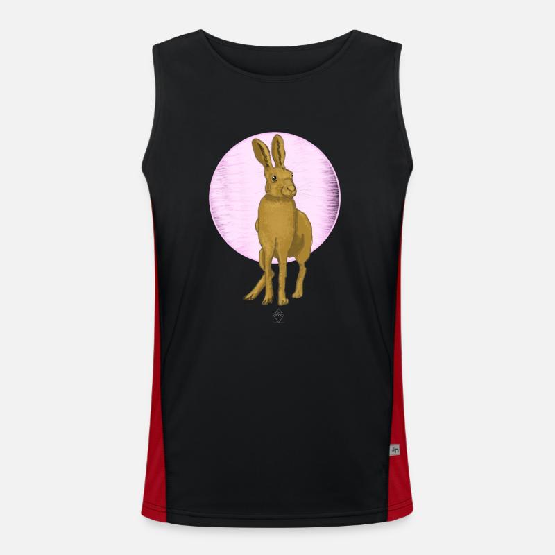 Hare Moon Men's Functional Contrast Tank Top 