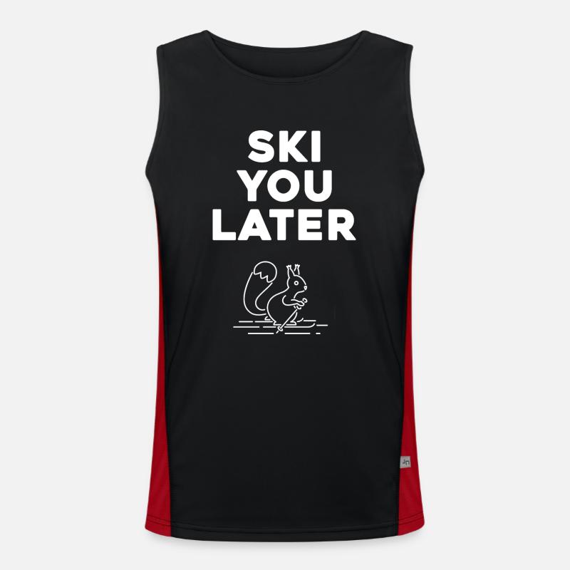 ski ski u plus tard skihase Débardeur respirant contrasté Homme 