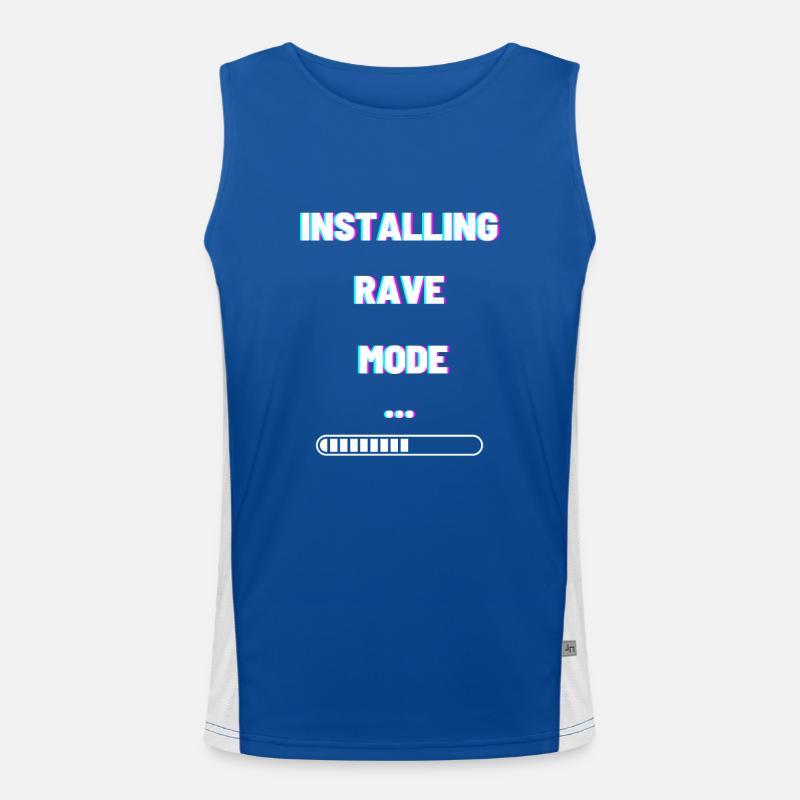 Installing rave mode light Funktionelles Kontrast-Tank Top für Männer 
