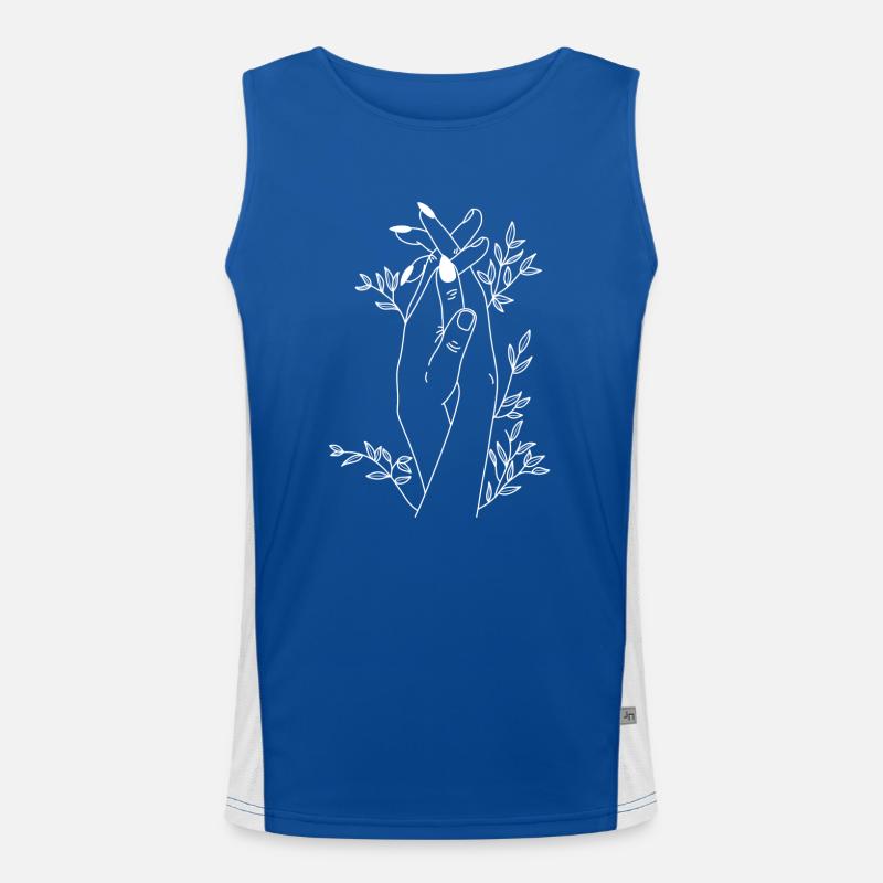 Growing hands Men's Functional Contrast Tank Top 