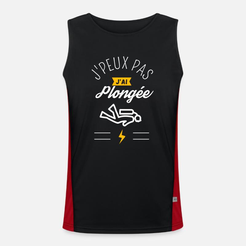 J'Peux Pas J'Ai Plongée Débardeur respirant contrasté Homme 