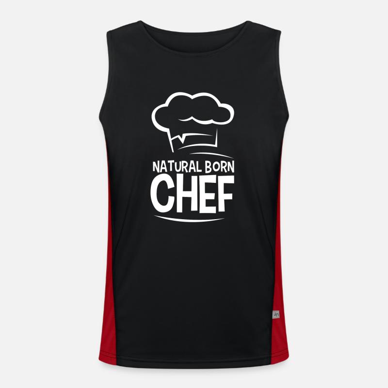 Natural Born Chef Men's Functional Contrast Tank Top 