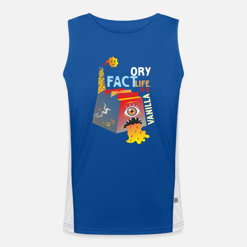 FABRIEKSLEVEN- HET IS VANILLE Men's Functional Contrast Tank Top 