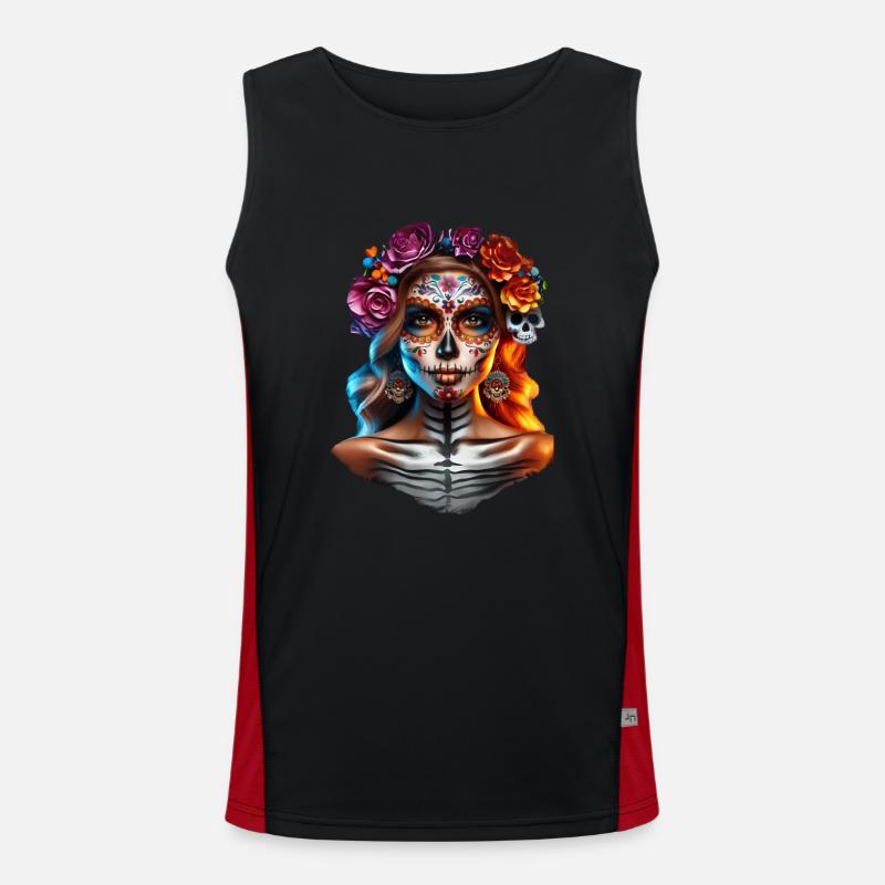 10 Funktionelles Kontrast-Tank Top für Männer