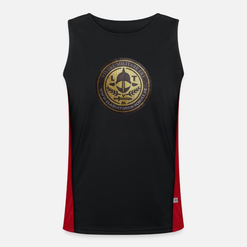 École de gladiateurs de Trèves - Logo Débardeur respirant contrasté Homme 