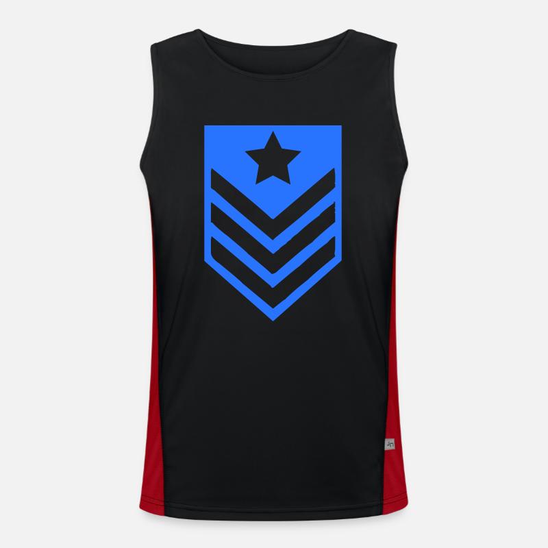 abzeichen Funktionelles Kontrast-Tank Top für Männer 