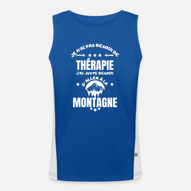 MOUNTAIN THERAPY Men's Functional Contrast Tank Top 