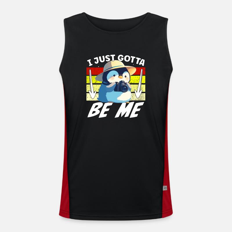 I just gotta be me Penguin Men's Functional Contrast Tank Top 
