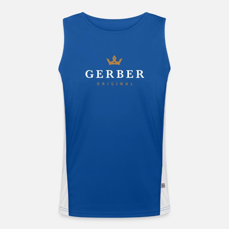 Logo original de la famille Gerber Débardeur respirant contrasté Homme 