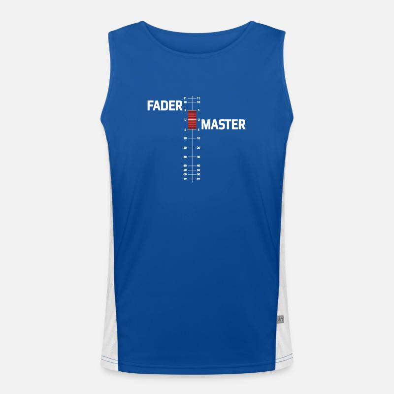 FADER MASTER Funktionelles Kontrast-Tank Top für Männer 