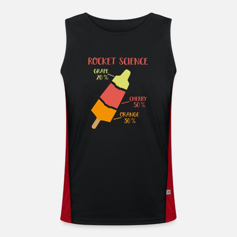 rocket science Men's Functional Contrast Tank Top 