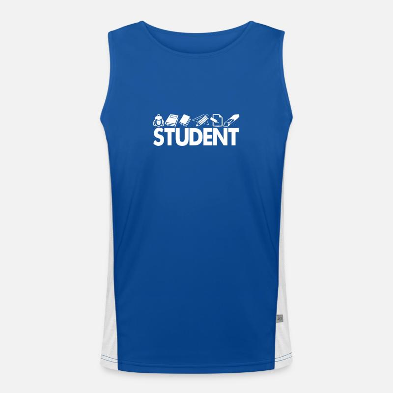 Student Men's Functional Contrast Tank Top 