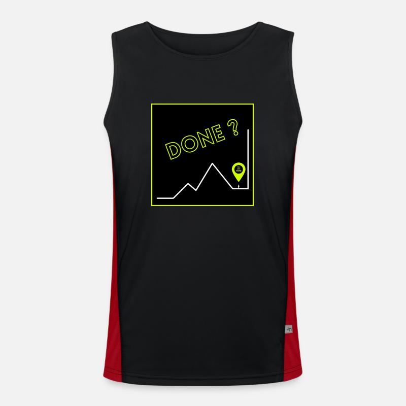 Hiking - Done? Men's Functional Contrast Tank Top 