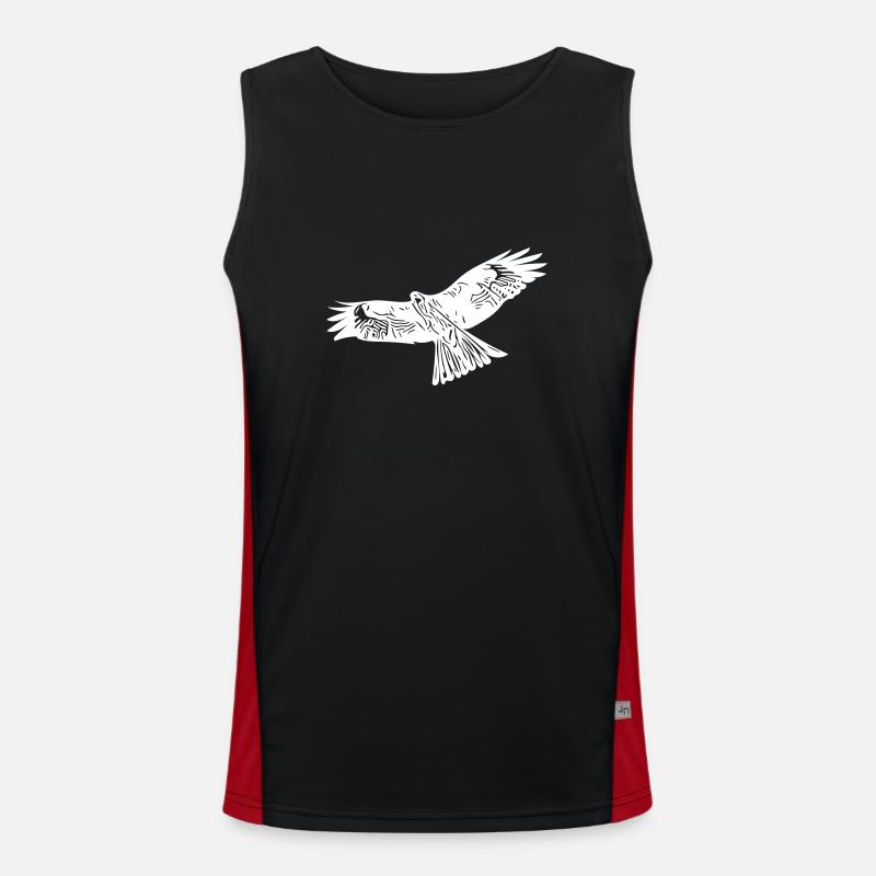 Adler Funktionelles Kontrast-Tank Top für Männer 