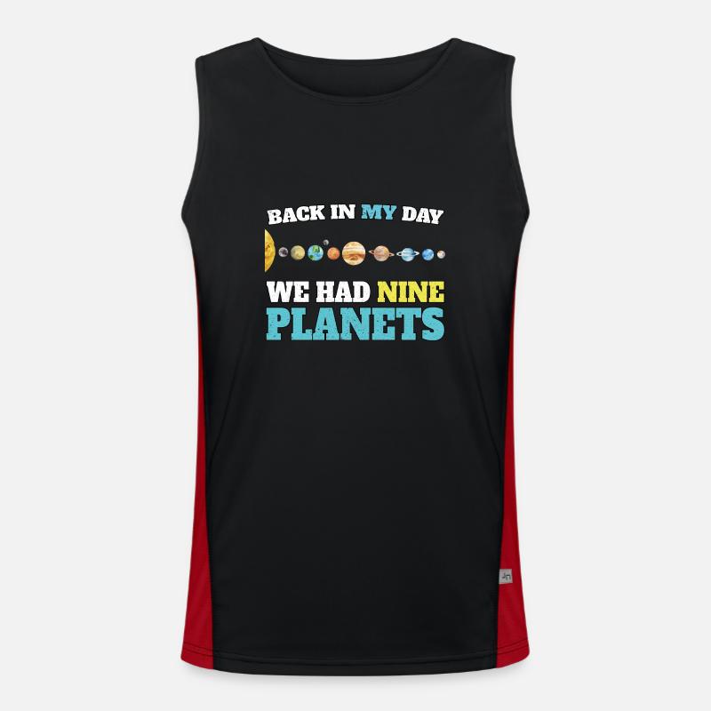 PLUTO - NEVER FORGET 1930 - 2006 Men's Functional Contrast Tank Top 
