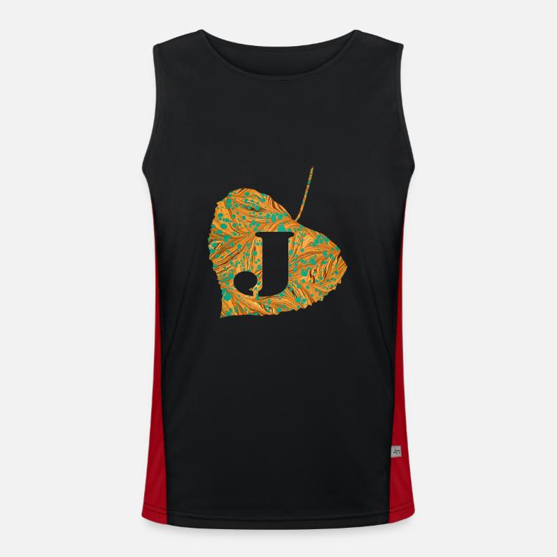 blatt e 95 j Funktionelles Kontrast-Tank Top für Männer 