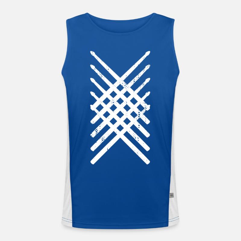 Drumsticks Men's Functional Contrast Tank Top 