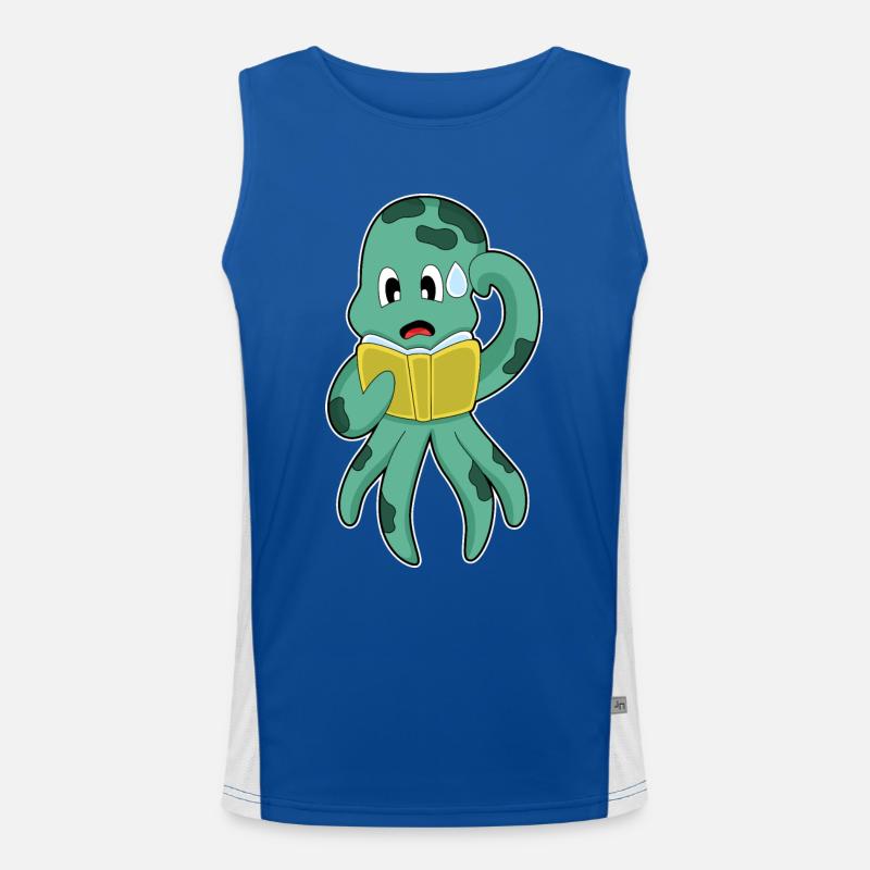 Livre Octopus Nerd Débardeur respirant contrasté Homme 