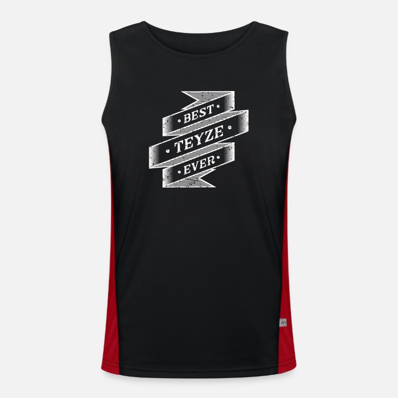best teyze ever Funktionelles Kontrast-Tank Top für Männer 