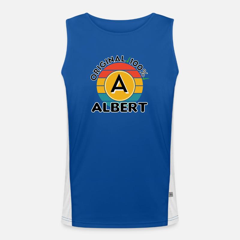 Albert Funktionelles Kontrast-Tank Top für Männer 