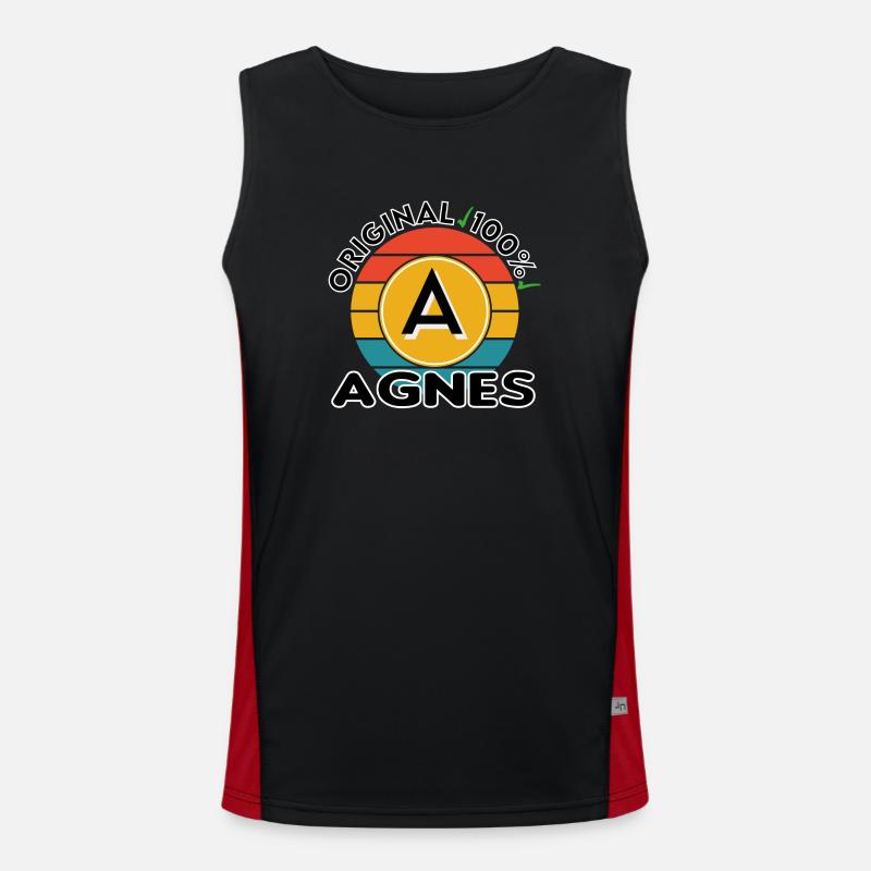 Agnes Funktionelles Kontrast-Tank Top für Männer 