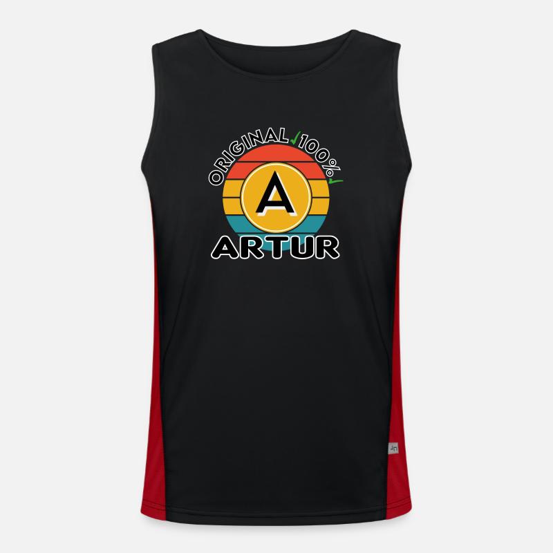 Artur Funktionelles Kontrast-Tank Top für Männer 