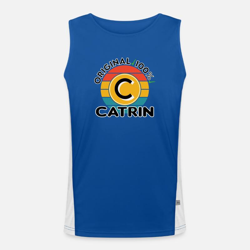 Catrin Funktionelles Kontrast-Tank Top für Männer 