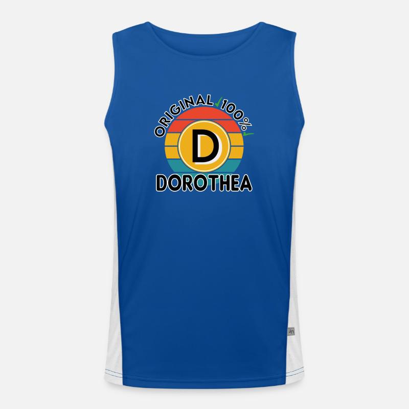 Dorothea Funktionelles Kontrast-Tank Top für Männer 