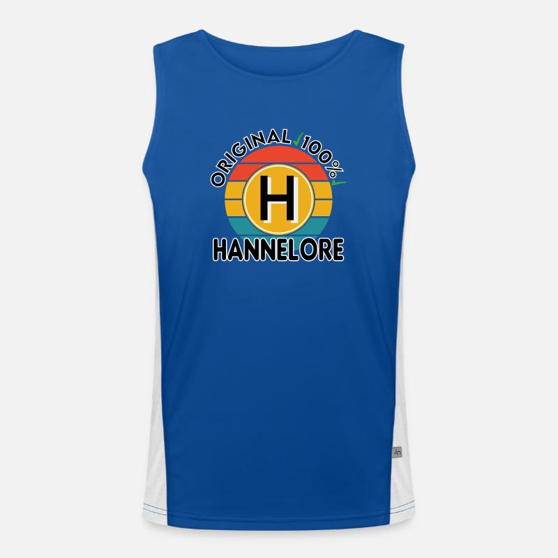 Hannelore Funktionelles Kontrast-Tank Top für Männer 