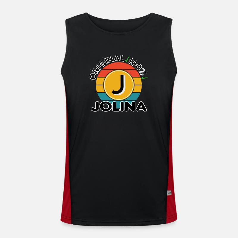Jolina Funktionelles Kontrast-Tank Top für Männer 
