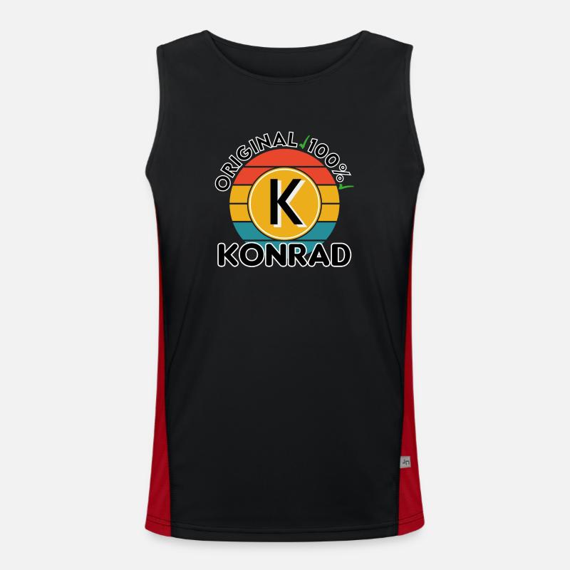 Konrad Funktionelles Kontrast-Tank Top für Männer 