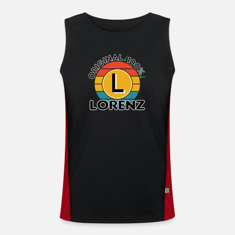 Lorenz Funktionelles Kontrast-Tank Top für Männer 