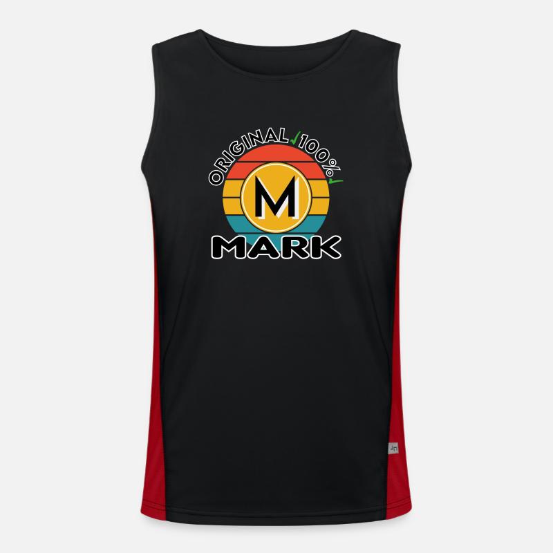 Mark Funktionelles Kontrast-Tank Top für Männer 