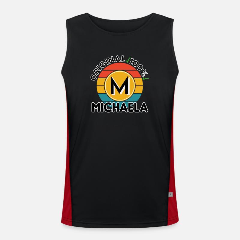 Michaela Funktionelles Kontrast-Tank Top für Männer 